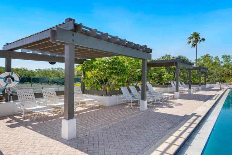 Bayport Condos in Longboat Key, FL. - Cabanas