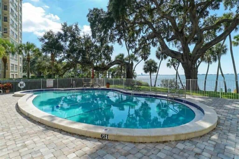 Bays Bluff Condos in Downtown Sarasota, FL. - Pool