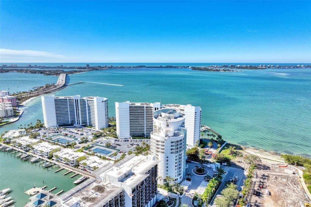 Beau Ciel Condos in Downtown Sarasota, FL. - Building