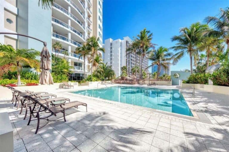 Beau Ciel Condos in Downtown Sarasota, FL. - Pool