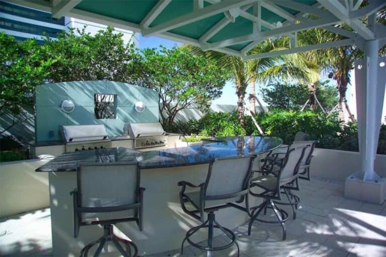 Beau Ciel Condos in Downtown Sarasota, FL. - BBQ Grill