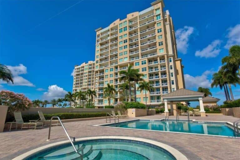 Bel Mare Condos in Palmetto, FL. - Pool and Grounds
