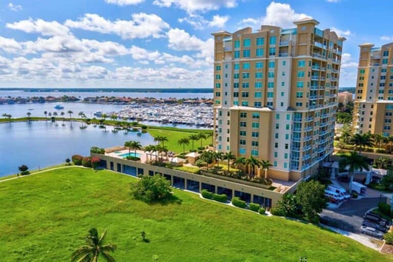 Bel Mare Condos in Palmetto, FL. - Aerial