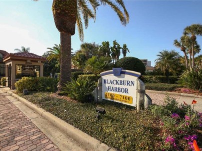 Blackburn Harbor Residences Condos in Osprey FL. - Entrance Sign