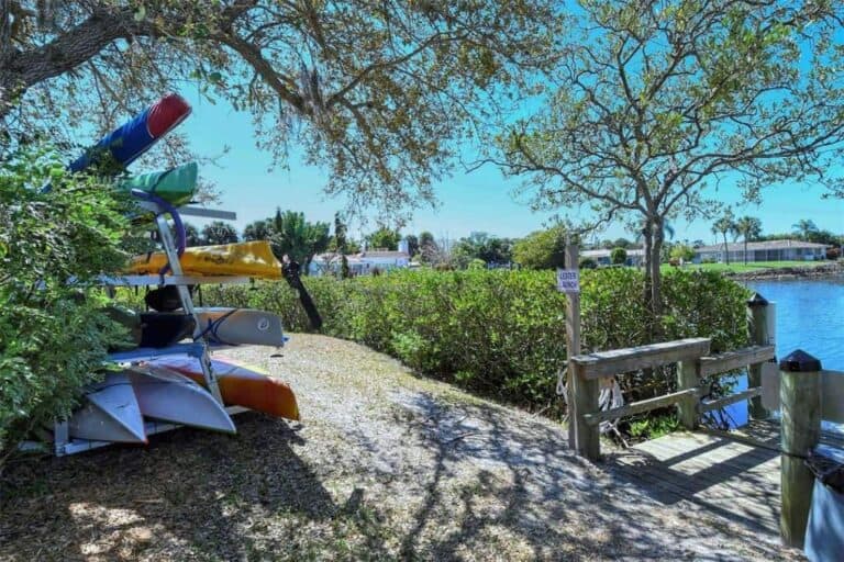 Blackburn Harbor Residences Condos in Osprey FL. - Canoe Launch