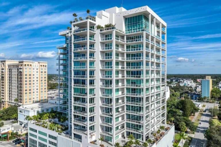 BLVD Sarasota Condos in Downtown Sarasota, FL. - Building