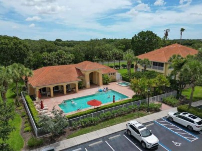 Boca Grove Condos in Lakewood Ranch, FL. - Pool Aerial