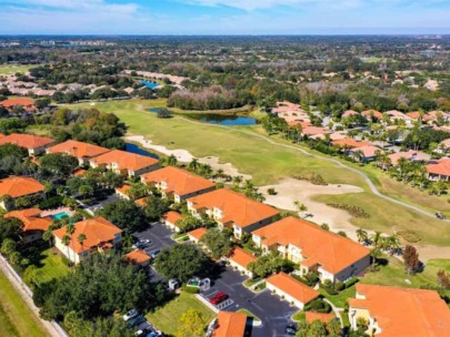 Boca Grove Condos in Lakewood Ranch, FL. - Aerial and Golf Course