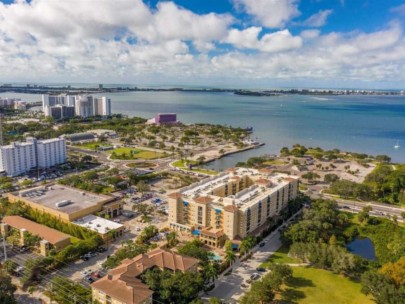 Broadway Promenade Condos in Downtown Sarasota, FL. - Aerial View