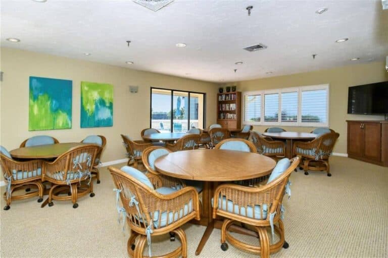 Buttonwood Cove Condos in Longboat Key, FL. - Clubroom