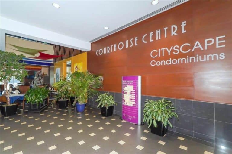 Cityscape Condos in Downtown Sarasota, FL. - Interior Entrance