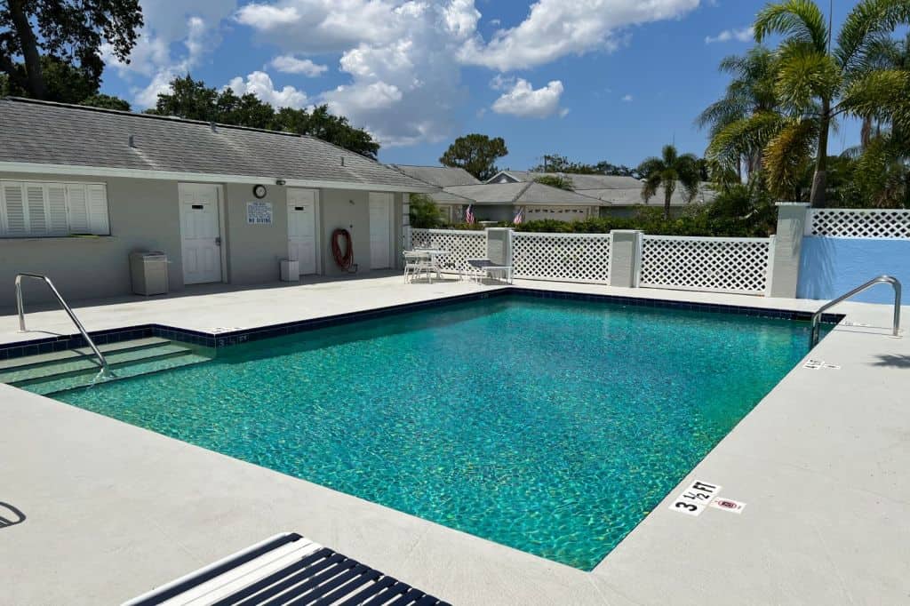 Club Villas Condos in Palm Aire Sarasota, FL. - Pool