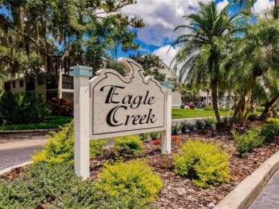 Eagle Creek Condos in Palm Aire Sarasota, FL. - Entrance Sign