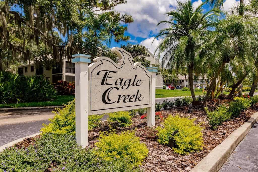 Eagle Creek Condos in Palm Aire Sarasota, FL. - Entrance Sign