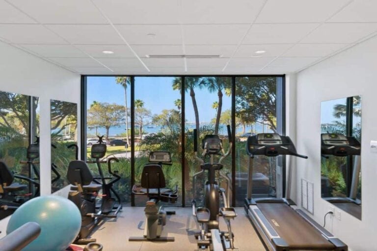 Embassy House Condos in Downtown Sarasota, FL. - Fitness Room