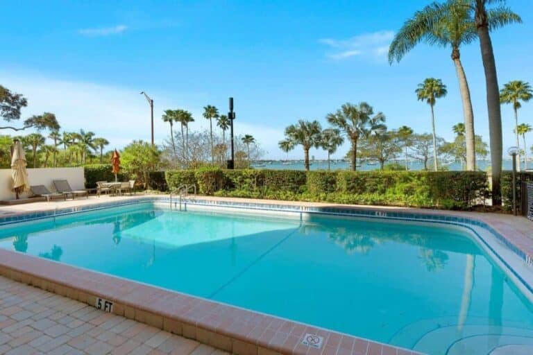 Embassy House Condos in Downtown Sarasota, FL. - Pool