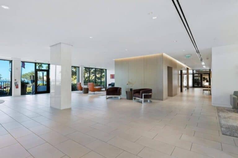 Embassy House Condos in Downtown Sarasota, FL. - Lobby Interior