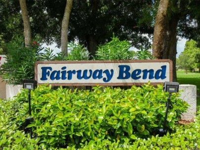 Fairway Bend Villas in Palm Aire Sarasota, FL. - Entrance Sign