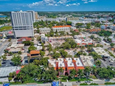 Frances Carlton Condos in Downtown Sarasota, FL. - Aerial