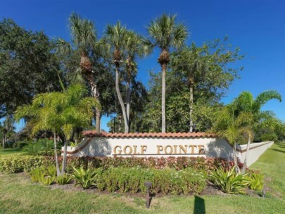 Golf Pointe Condos in Palm Aire Sarasota, FL. - Entrance Sign