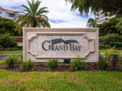 Grand Bay Condos in Longboat Key, FL. - Entrance Sign