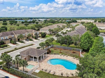 Greenbrook Walk Condos For Sale in Lakewood Ranch FL. - Pool Aerial