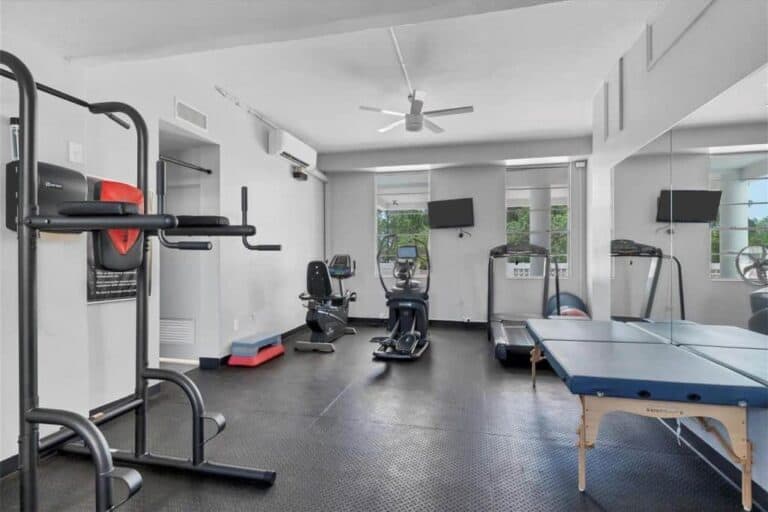 Gulfstream Towers Condos in Downtown Sarasota, FL. - Fitness Center