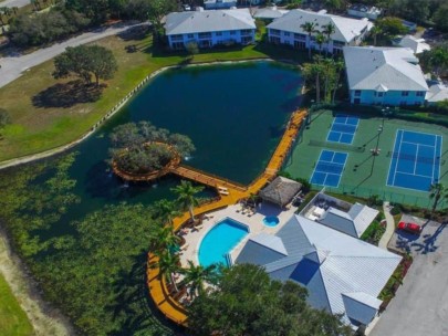 Hidden Bay Condos in Osprey FL. - Aerial