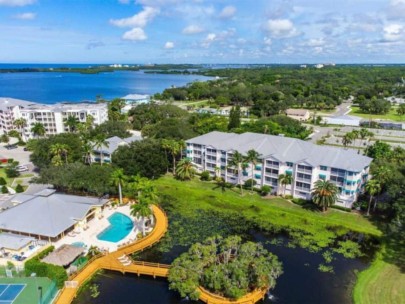 Hidden Bay Condos in Osprey FL. - Aerial