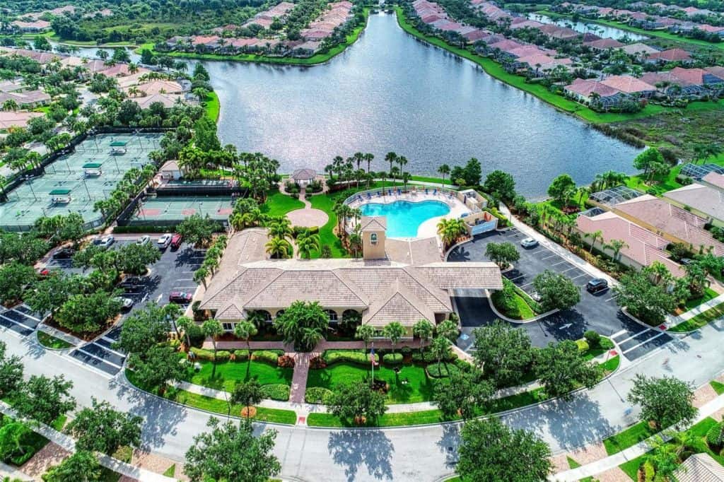 Isles of Sarasota in Palmer Ranch Sarasota, FL. - Amenity Center Aerial