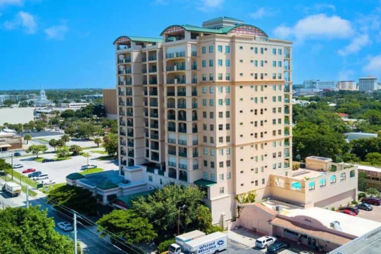 Kanaya Condos in Downtown Sarasota, FL. - Building