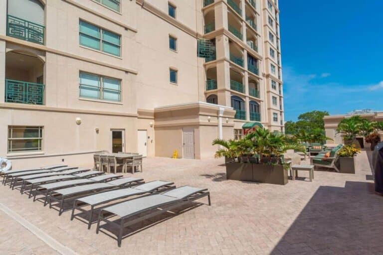 Kanaya Condos in Downtown Sarasota, FL. - Terrace