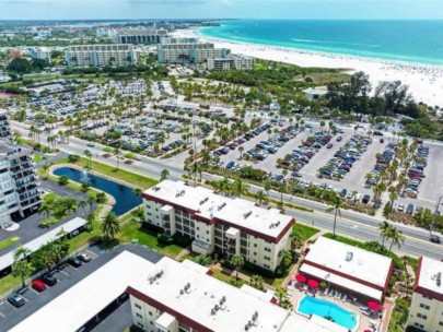 La Siesta Condos in Siesta Key, FL. - Aerial