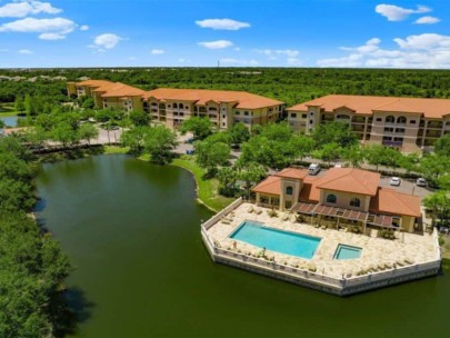 Lake Vista Residences Condos in Lakewood Ranch, FL. - Pool Aerial