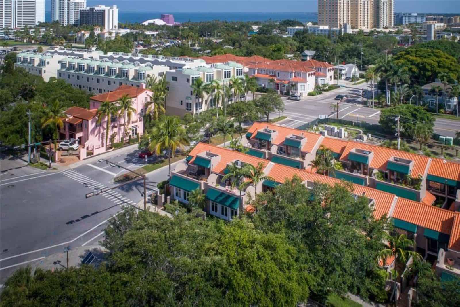 Library Mews Condos For Sale in Downtown Sarasota, FL.