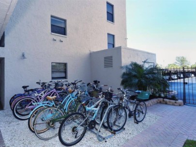 Lido Towers Condos in Lido Key Sarasota, FL. - Bike Storage