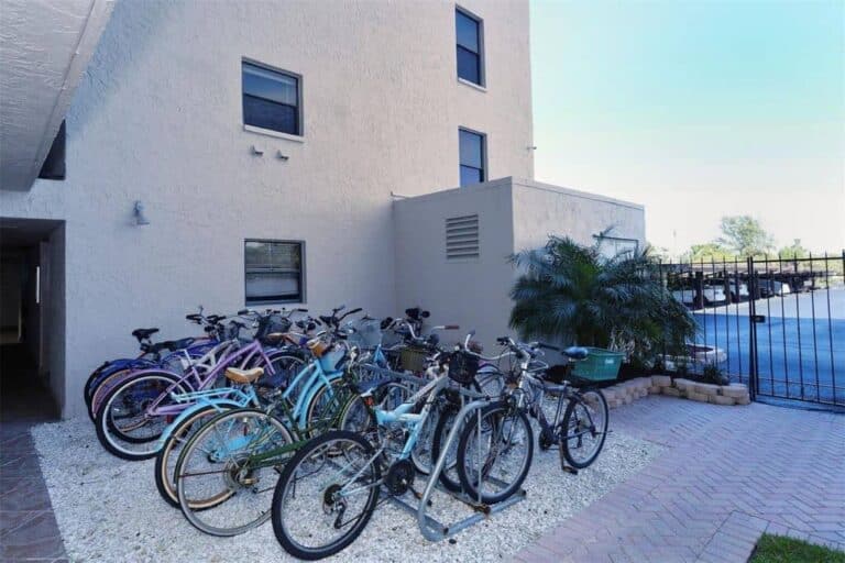 Lido Towers Condos in Lido Key Sarasota, FL. - Bike Storage
