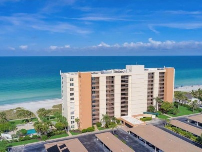 Longboat Harbour Towers Condos in Longboat Key, FL. - Aerial