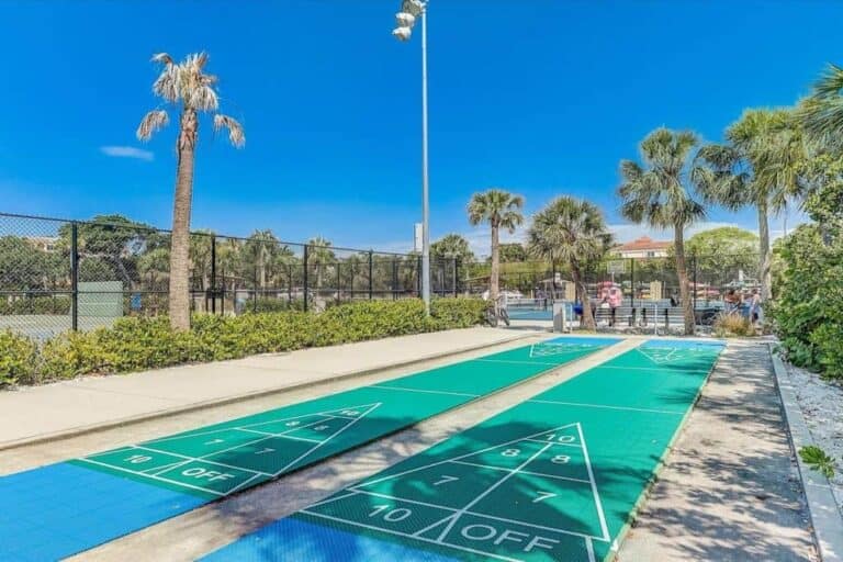 Longboat Harbour Towers Condos in Longboat Key, FL. - Shuffleboard