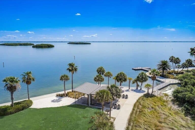 Longboat Harbour Towers Condos in Longboat Key, FL. - Aerial