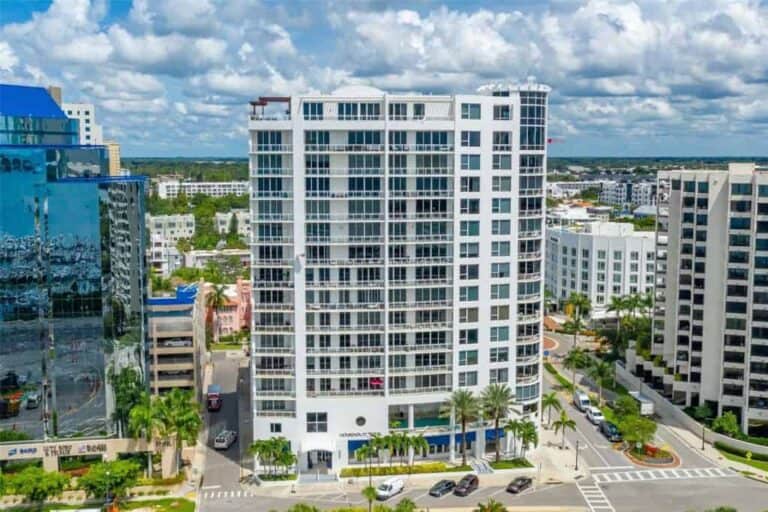 Marina Tower Condos in Downtown Sarasota, FL. - Building