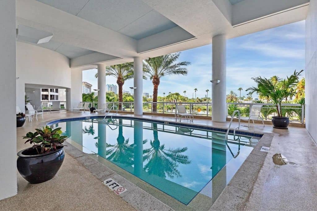 Marina Tower Condos in Downtown Sarasota, FL. - Pool