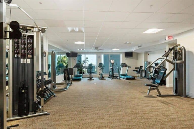 Marina Tower Condos in Downtown Sarasota, FL. - Fitness Room