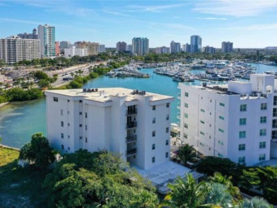 Marina View Condos in Downtown Sarasota, FL. - Marina Aerial