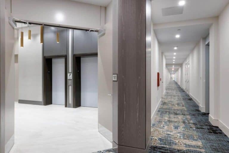 Mark Sarasota Condos in Downtown Sarasota, FL. - Elevators and Hallway