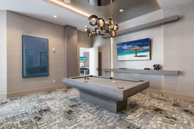 Mark Sarasota Condos in Downtown Sarasota, FL. - Billiards Table