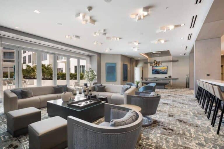 Mark Sarasota Condos in Downtown Sarasota, FL. - Clubroom