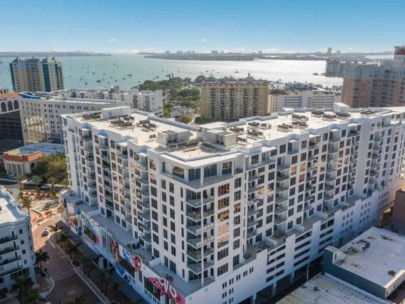 Mark Sarasota Condos in Downtown Sarasota, FL. - Building Aerial