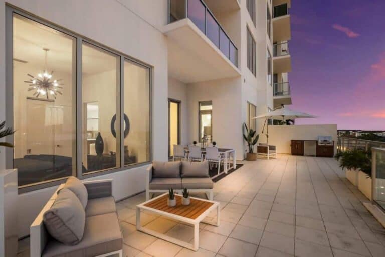 Mark Sarasota Condos in Downtown Sarasota, FL. - Terrace