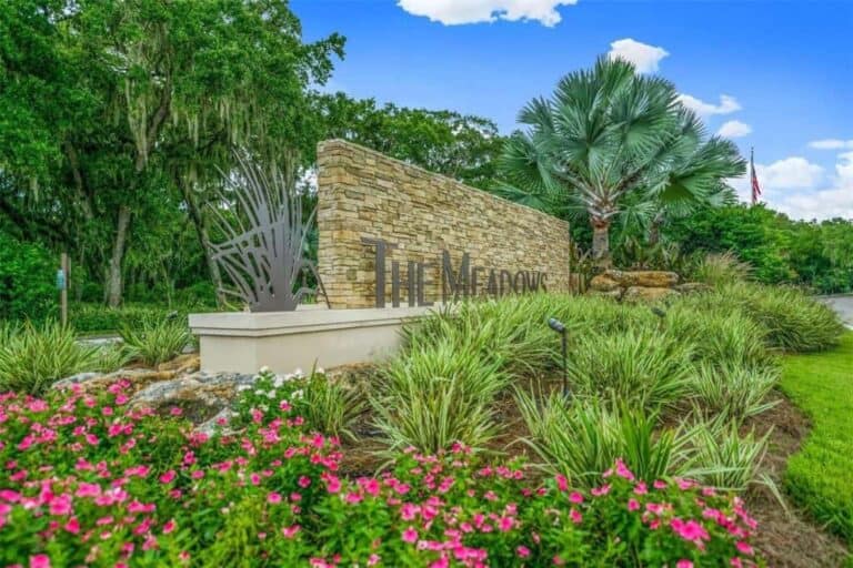 Meadows Country Club in Sarasota, FL. - Entrance Sign